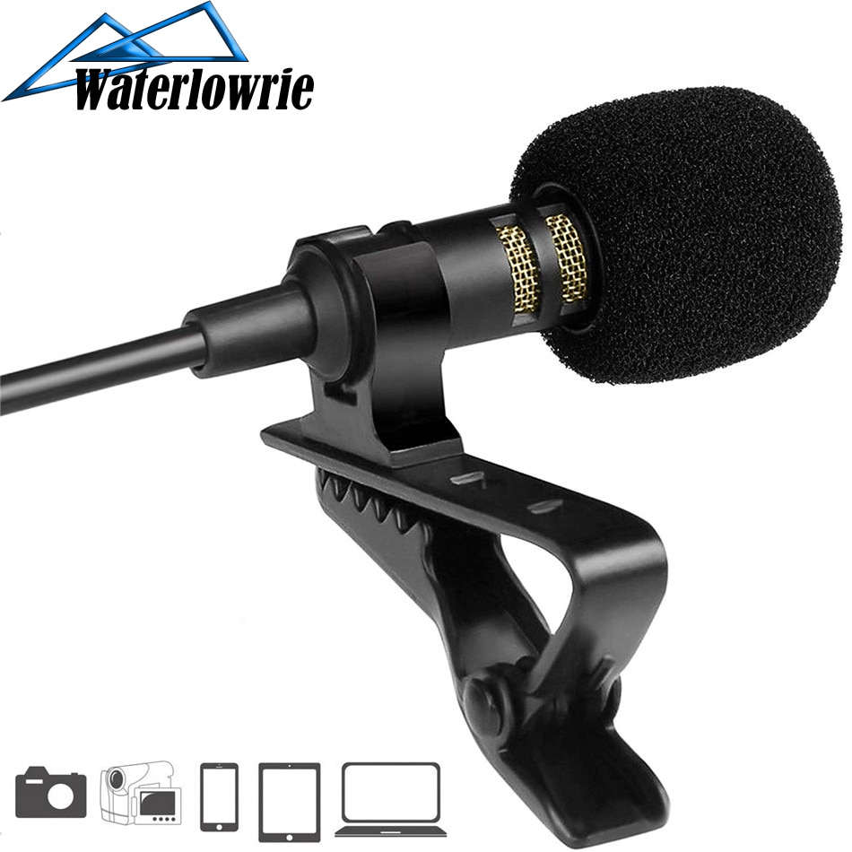 Mini USB Microphone Lapel Lavalier PC / Phone / Camera Mic Portable