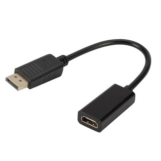 อะแดปเตอร์แปลงสายเคเบิ้ล พอร์ตแสดงผล DP Male to 1080P HDMI Female สําหรับแล็ปท็อป PC