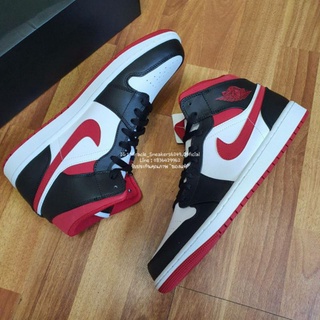 🤓Jordan 1 Mid Gym Red Black White