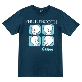 Universal Studios Men Casper Photo Booth  T-Shirt - เสื้อผู้ชายยูนิเวอร์แซล สตูดิโอ แคสเปอร์ สินค้าลิขสิทธ์แท้100% chara