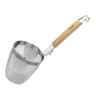 💥โปรสุดพิเศษ!!!💥 ซีกัล ตะกร้อลวกเส้น ด้ามสั้น 14 ซม. Seagull Noodle Colander Short Handle 14 cm