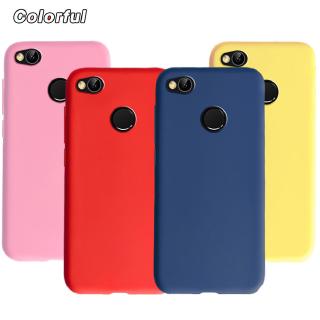 Xiaomi Redmi 4X Casing Android Soft Cover Phone Protection Case Redmi4X 4 X Lovely INS Fashion Candy Color Back Covers