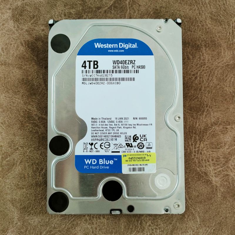 4 TB HDD WD BLUE มือสอง