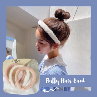 ‼️ลดทั้งร้าน 19฿‼️ที่คาดผม ที่คาดผมสไตล์เกาหลี ที่คาดผมขนนุ่มนิ่ม 🐰 Fluffy Hair Band 🐰| Hop.Ashop