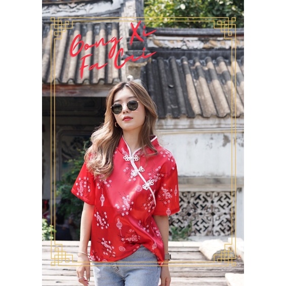 มากกว่า80แบบ มีถึงอก44“ เสื้อกี่เพ้า เสื้อคอจีน เสื้อตรุษจีน ใส่เฮงๆรับอั่งเปา