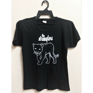 [COD]ขายดี เสื้อยืดลําลอง แขนสั้น พิมพ์ลาย VINTAGE 80s 1983 THE STRANGLERS FELINE ROCK PUNK GOTH TOUR CONCERT NCanof89D