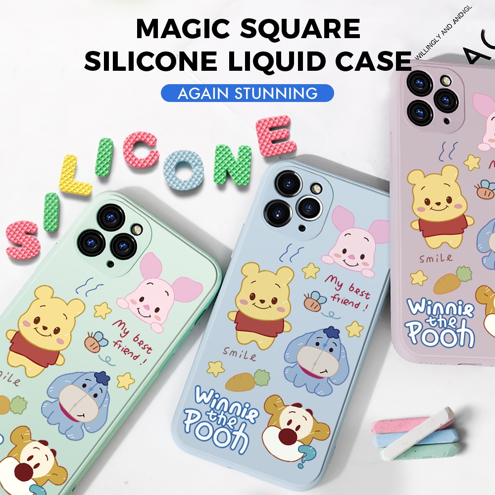 Huawei Nova 3i 5t 7i 7 SE หัวเว่ย สำหรับ Case Pooh Bear Piglet เคส เคสโทรศัพท์ เคสมือถือ #8