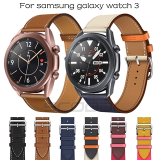 สายนาฬิกาข้อมือ สายหนังวัวแท้ แบบเปลี่ยน สําหรับ Samsung Galaxy watch 3 45 มม. 41 มม.