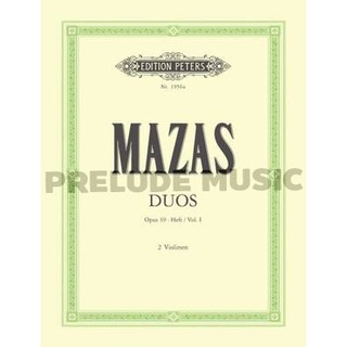 (Sale) Mazas, J: Duets Op.39 Vol.I (EP1956a)