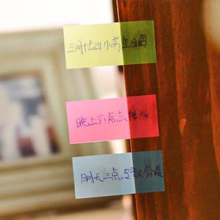 กระดาษโน๊ตกาวในตัว Sticky Note 5แถบ5สี ชิ้นละ กระดาษบันทึกโน๊ต