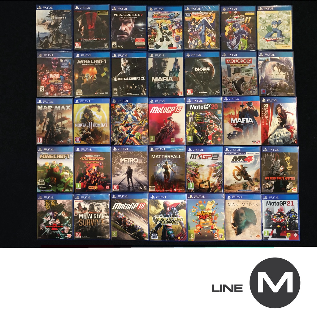 เกม PS4 มือสอง กว่า 100 เกม (รายชื่อตัวอักษร M) [มือสอง] [มือ2] [เกม Playstation]