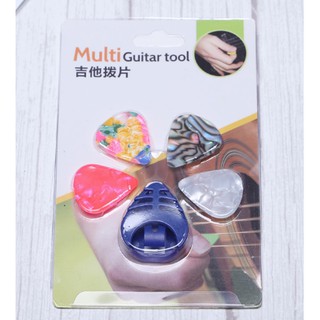 Pick Holder ฟรี Pick 4 ชิ้น คละสี พร้อมส่ง