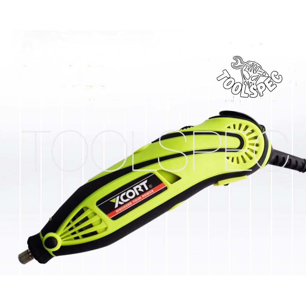 XCORTเครื่องเจียร์สายอ่อน เจียร์มินิ อเนกประสงค์ 135 วัตต์ ปรับระดับความเร็วได้ พร้อมดอกและอุปกรณ์เสริม 211 ชิ้น - รูปที่ 3