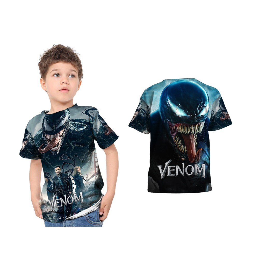 [Riashop] เสื้อยืด Venom Kids | เสื้อยืดเด็ก VENOM | เสื้อยืดพิมพ์ลาย Venom Full