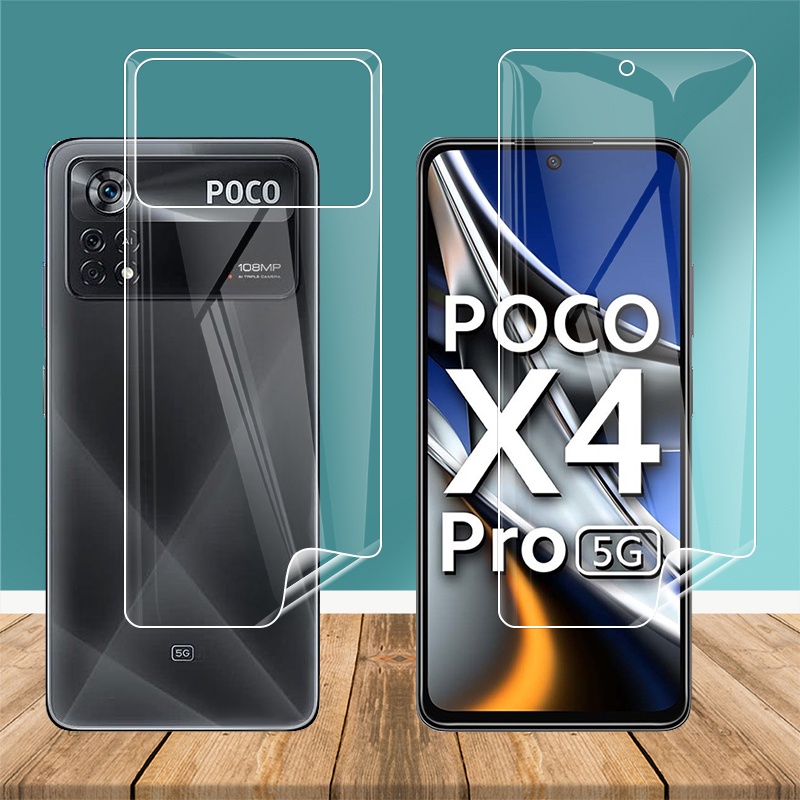 ฟิล์มไฮโดรเจล TPU นิ่ม แบบใส บางพิเศษ สําหรับ Xiaomi Poco X4 Pro 5G X4 GT
