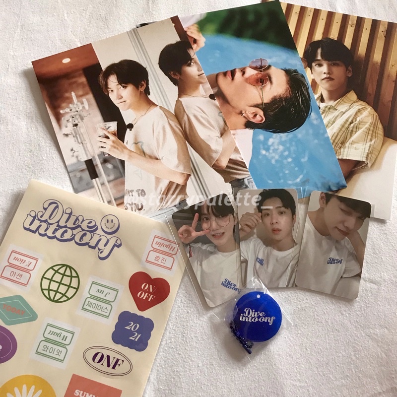 ONF Dive Into ONF DVD ไอเทมหลวม