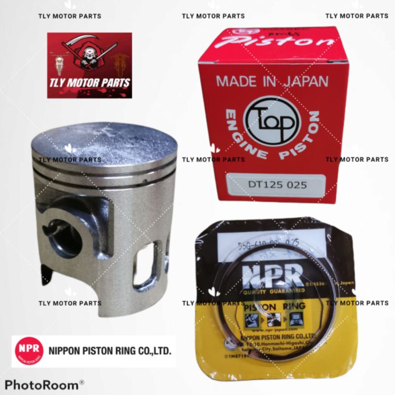 TOP PISTON & NPR RING สําหรับ DT125/Y125Z