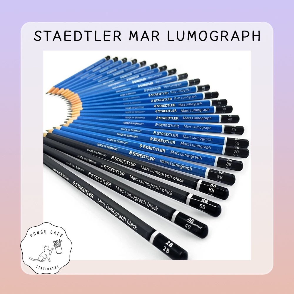 Staedtler Mar Lumograph /// ดินสอ ดินสอสำหรับวาดภาพ สเก็ตภาพ คุณภาพสูง