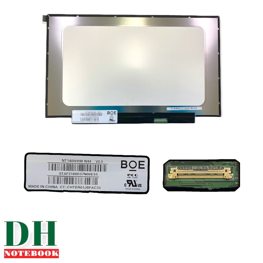 จอโน๊ตบุ๊ค 14.0 SLIM 30 PIN ไม่มีหูขนาดเล็ก31.5CM 1366*768 NT140WHM-N44 V8.0  NT140WHM-N51, N140WHM-