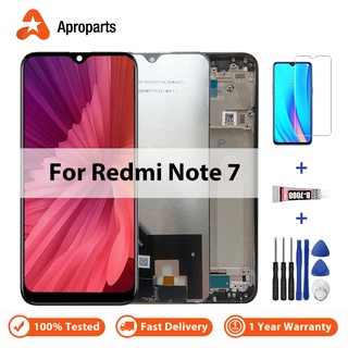 อะไหล่หน้าจอสัมผัสดิจิทัล LCD แบบเปลี่ยน สําหรับ Xiaomi Redmi Note 7 Note 7 Pro M1901F7G M1901F7S