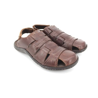 ราคาSaramanda รุ่น 145124 Mason รองเท้าผู้ชายแบบรัดส้น หนังแท้ มี 2 สี
