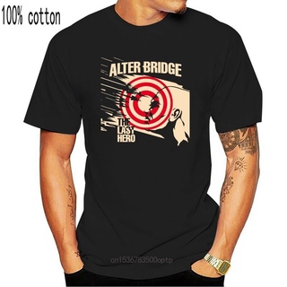 แขนสั้นcrew neckเสื้อยืดแขนสั้นลําลอง พิมพ์ลาย Limited Alter Bridge The last Hero World Tour Dates S-5 เข้ากับทุกการแต่ง