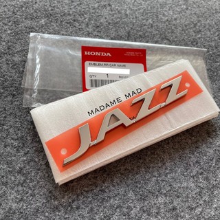 แท้ศูนย์ 💯% โลโก้ JAZZ GK 2014-2019 ขนาด 14.5x2cm (AUU-75722-T5L-T01)