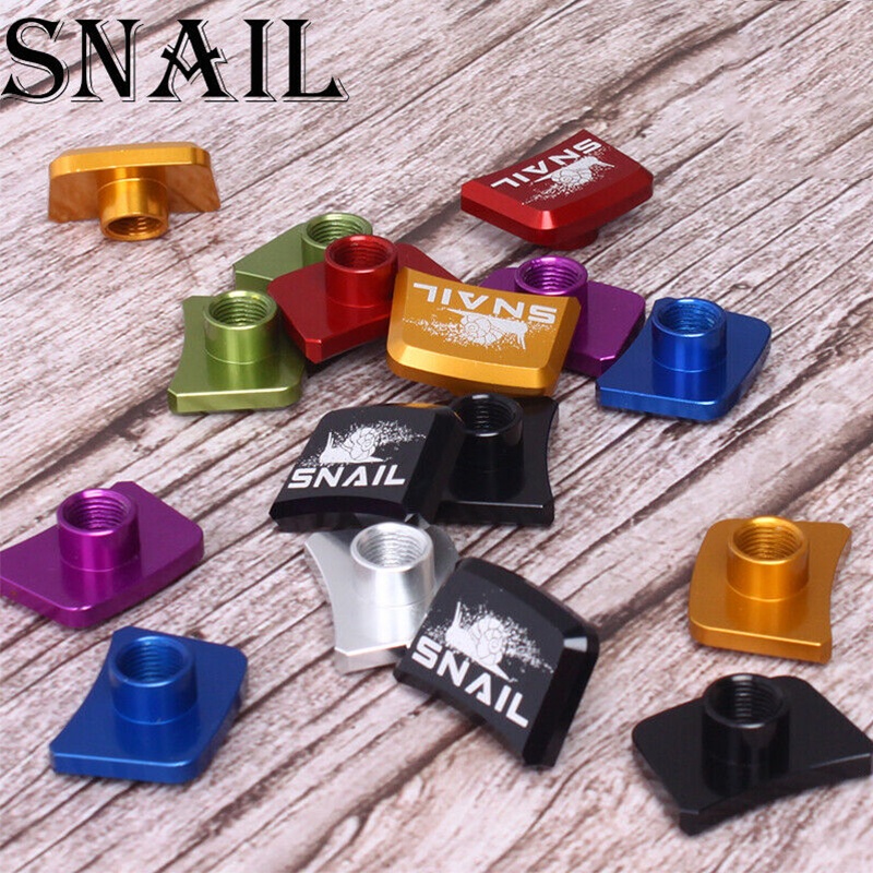 [พร้อมส่ง] Snail น็อตสกรูจานหน้าจักรยาน อะลูมิเนียม สําหรับรถจักรยานเสือภูเขา