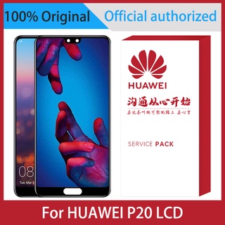 100% Original 5.8&amp;quot; LCD For Huawei P20 LCD EML-L09 EML-L22 EML-L29 Display Touch Screen Digitizer Assembly Replace00