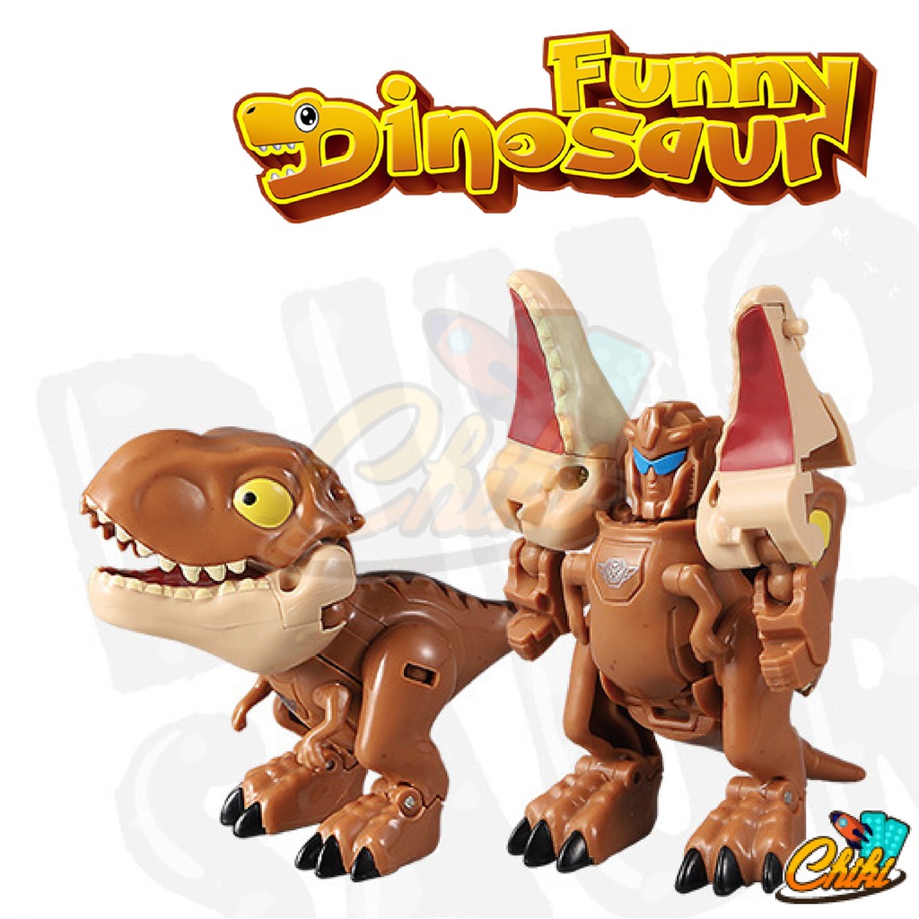ของเล่น โมเดล ไดโนเสาร์แปลงร่างได้ DINOSAURS YUEXING8286