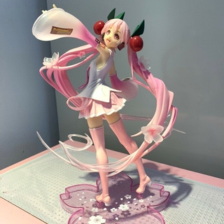 ตุ๊กตาฟิกเกอร์ VOCALOID Hatsune Miku Pink Sakura 2020 Ver. ขนาด 18 ซม.