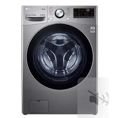 เครื่องซักผ้าฝาหน้า รุ่น F2515RTGV ระบบ AI DD™ ความจุซัก 15 กก./ อบ 8 กก. พร้อม Smart WI-FI control
