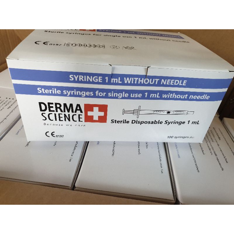 Low dead space syringe 1ml