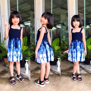 เดรสมัดย้อมเด็กผู้หญิง 🥰