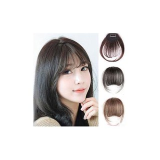 แฮร์พีช หน้าม้าซีทรู แบบมีจอนสไตล์เกาหลี Bang Hairpiece SHANGKE ตัดแต่งได้ ทนความร้อน