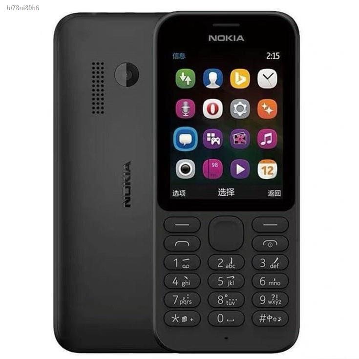 ↂ۩◎โทรศัพท์มือถือ  โนเกียปุ่มกด NOKIA PHONE 215 (สีดำ) จอ2.4นิ้ว 3G/4G ลำโพงเสียงดัง รองรับทุกเครือข่าย 2021ภาษาไทย-อังก