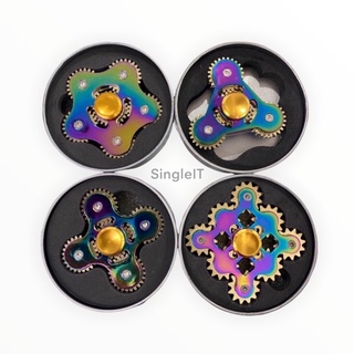 Fidget spinner เฟื่อง 5 แฉก ของเล่นสุดฮิต ทำจากโลหะ แข็งแรงทนทาน ช่วยเพิ่มสมาธิ