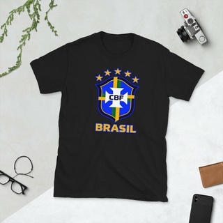 แขนสั้นcrew neckเสื้อยืดโอเวอร์ไซส์เสื้อยืดแขนสั้น พิมพ์ลายกราฟฟิคฟุตบอล I Love Brasil Great Coat Of Arms สําหรับผู้ชาย