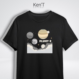 【KenT - Original Design - Planet B】 (READY STOCK) T-Shirt Unisex 100% COTTON