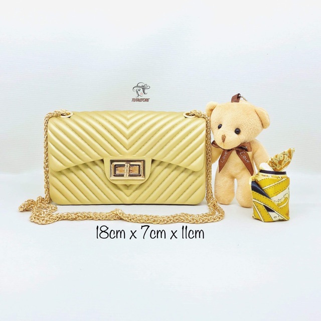 IMPORTED JELLY MATTE CHEVRON UK18 (MINI)TS168AAK FREE DOLL