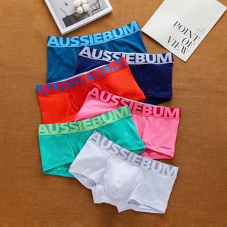 กางเกงในชาย Aussiebum บ๊อกเซอร์ Boxer  สีและแบบตามภาพ ผ้าคอตตอน ยืดได้ ใส่สบาย