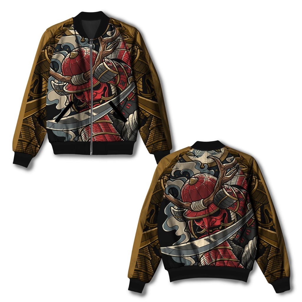 Sukajan JACKET MEMPHIS KAMIKAZE DEIMON BATOUSAI HUNTER JAPAN FULL PRINT SUBLIMATION