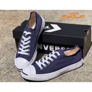 🛒🌟Converse jack percell สีน้ำเงิน🌟พร้อมกล่อง( made in indo)🛍