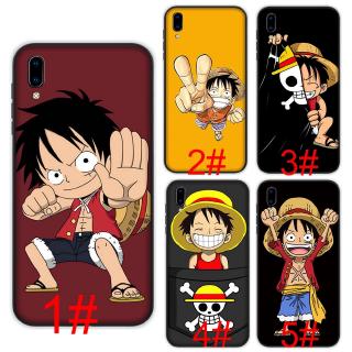 เคสโทรศัพท์นิ่มเคสโทรศัพท์มือถือลายการ์ตูนวันพีชสําหรับ Vivo V 11 V 15 Pro V 5 7 Plus V 5 S Lite V 9