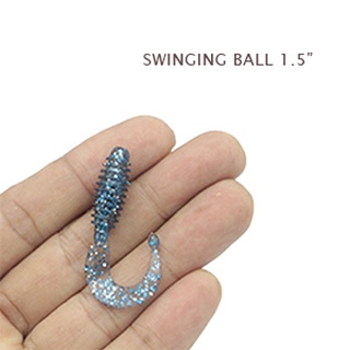 เหยื่อหนอนยาง แท้จาก Weebass Action ดีราคาเบา รุ่น SWINGING BALL