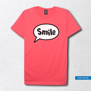 over the sky T-shirt กราฟฟิค เสื้อยืดคอกลม - รอยยิ้ม แฟนซี Smile