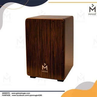 Magie Cajon Drum รุ่น MC38B กลองคาฮองนั่งตี มากี เครื่องดนตรี เครื่องเคาะจังหวะ กลองพกพา อคูสติก