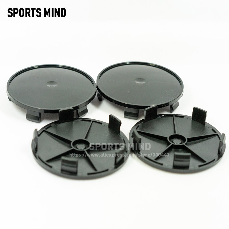 4 ชิ้น/ล็อต 68 มม.ABS Universal ล้อ Hub Caps ฝาครอบดุมล้อ SUV ล้อ Center Hub Caps ฝาครอบรถอุปกรณ์เสริม ราคา ถูกที่สุด ดีลบีเคเค แกลเลอรีภาพที่ 4