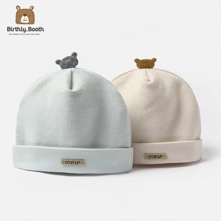 หมวกเด็กแรกเกิด 0-6 เดือน รุ่นหนา ใส่หน้าหนาว นิ่มมาก [พร้อมส่ง] หมวกเด็กอ่อนแบบหนา เกรดนิ่มมาก