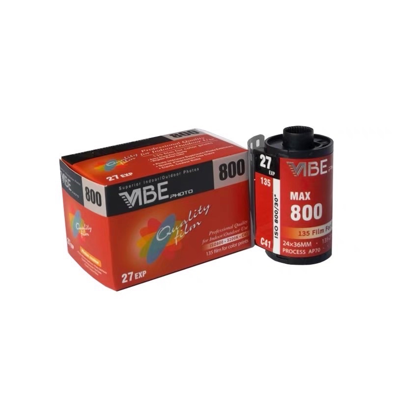 ฟิล์มสีหนังลอกคาร์บอนVibe Max 800